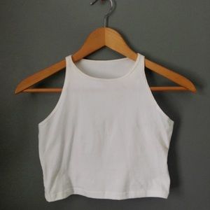 American Apparel Cropped Halter Top